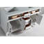  Ensemble de meuble-lavabo double 60 "avec miroir 60"-707484718