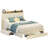 Upholstered Bed Frame with 3 Drawers, Bed with Storage Headboard and Charging Station-1258235949-1248422149