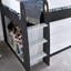 Capuano 90 X 190cm Loft Bed Bed Frame with Storage Included with Desk Included