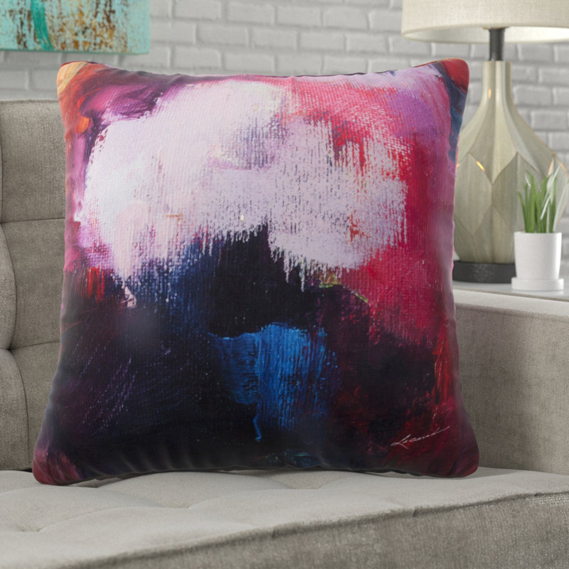Mcnelly Feather Linen Throw Pillow