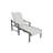 Kenzo Outdoor Metal Chaise Lounge-18384305-18384288