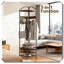 Portemanteaux industriel avec rangement pour chaussures