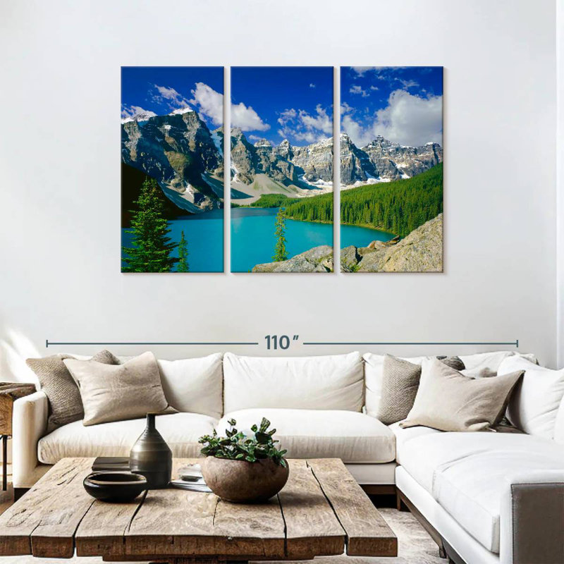 Alvord Enchanting Banff Landscape, H 48 po x l 74 po