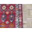 Tapis de couloir rouge en laine noué à la main de conception unique 2 pi 8 po x 11 pi 1 po Mailinh