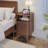 Regar Fluted Nightstand with Charging Station -359966743-338806075
