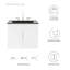 24" Bathroom Vanity In Grey White-1408228242-1408228239