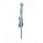 Parasol extérieur imperméable 6 x 9 pi avec manivelle et bouton poussoir inclinable sans rabat pour le jardin-1205509055