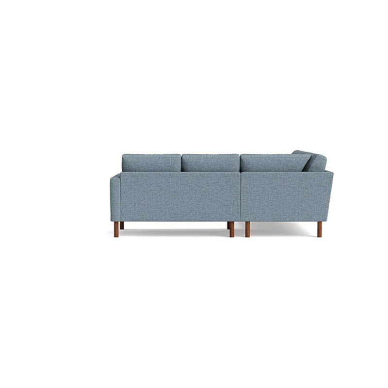 Laguna Sectional, Performance Weave - Zinc, Left Hand Facing