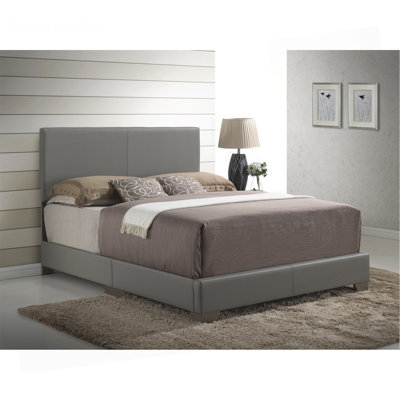 Lit décontracté confortable gris clair pour la détente