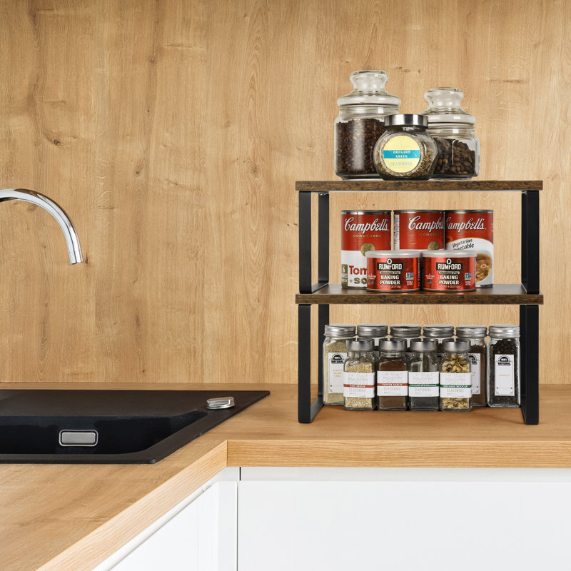 Wood Cabinet Shelving Rack