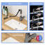 Robinet de salle de bain escamotable noir Gunmetal, trois modes de débit, tuyaux d'alimentation en eau de 90 cm, bec pivotant à 360 °, réglage froid / chaud, installation complète, robinet en mode céramique en noir, lisse-121628409