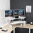 44" Corner Standing Desk Converter DESK-V000VC Series-95508189