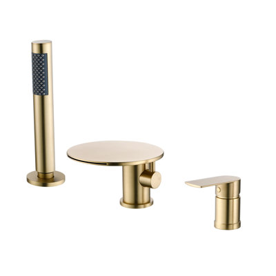 Brass Bathtub Faucet with Modern Design