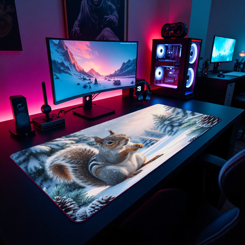 Polyester Desk Pad, 23.6x13.8