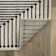 Modern Cream And Black Geometric Area Rug