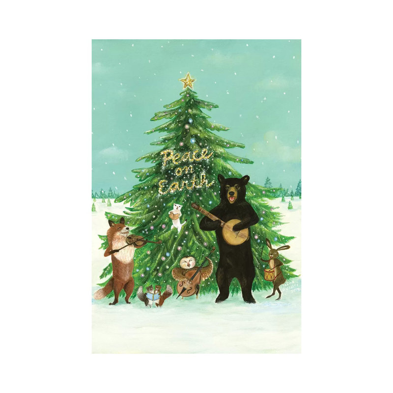 Peace On Earth by Jahna Vashti - Wrapped Canvas Print, 101.6cm H x 66.04cm W 1.905cm D