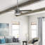 Ventilateur de plafond standard à DEL à 4 pales de 52 po avec chaînette et ensemble d'éclairage inclus Loki-56432649