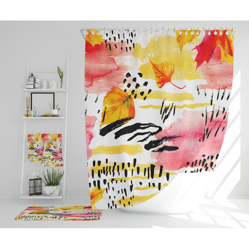 Neyko Polyester Shower Curtain Set