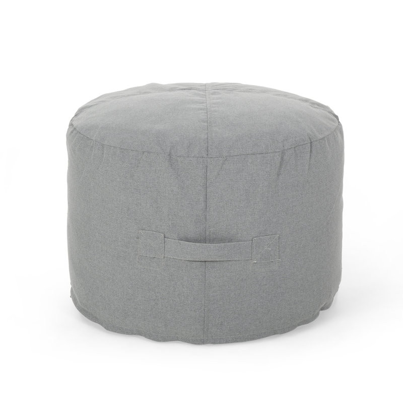 Repose-pieds Pierre 24 po Pierre, Gris anthracite