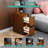 7.8" Wide Fully-Assembled Faux Leather Narrow Nightstand-500329563-492082317