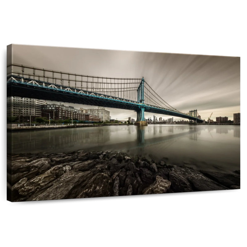Lilie Manhattan Bridge NY, 16" H x 24" W