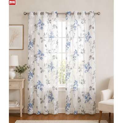 Rideau transparent en polyester