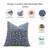 Fabdivine Block Print Duck Canvas Throw Pillow Covers, Handmade Himachal, Blue Size-20X20 Inch-97419434