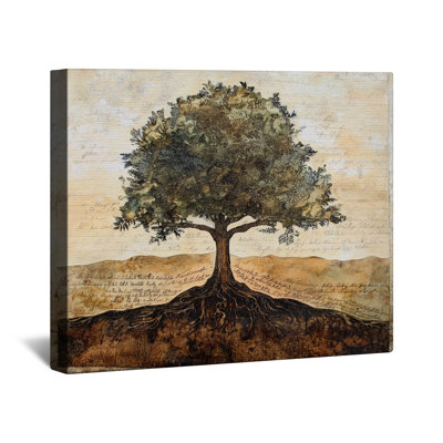 Tree With Roots Canvas Gallery Wrap in Many Sizes