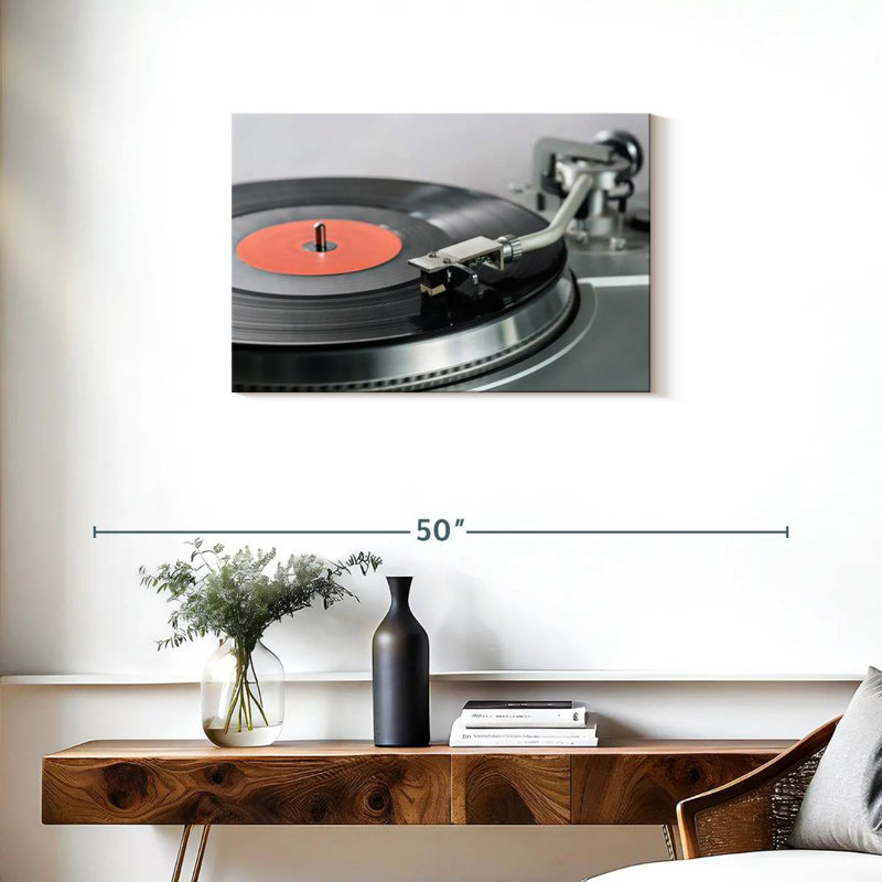 Abarca Vinyl Record Player, 20" H x 30" W