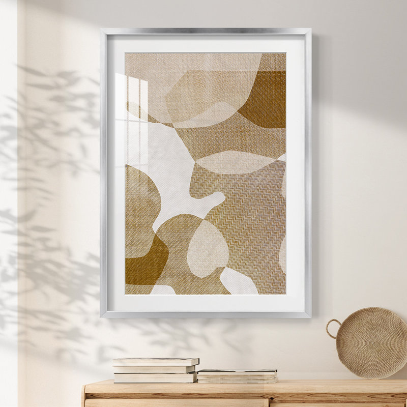 Texture Desert I -Framed Print, 28.5" H x 20.5" W, Black