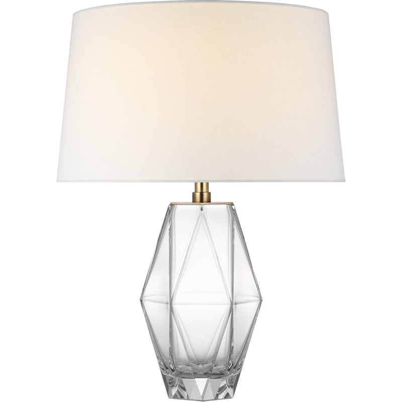 Chapman & Myers Palacios Medium Table Lamp, Clear