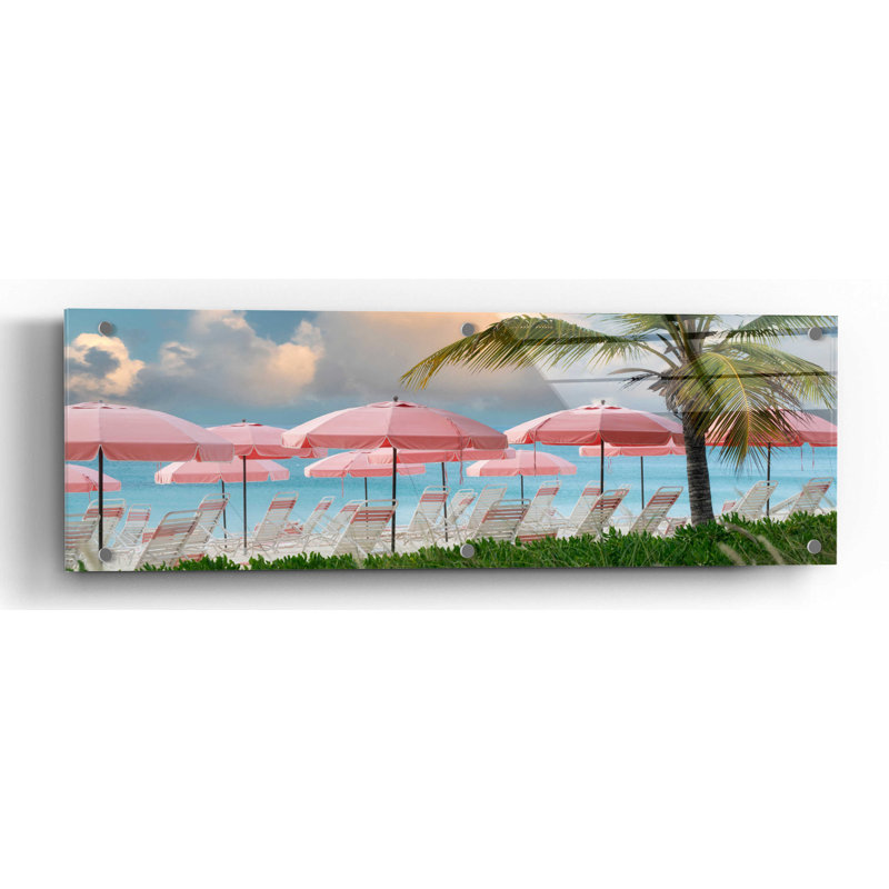 Parasols - Impression sans cadre, H 12 po x l 36 po x P 0,2 po
