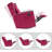 Khyara 30" Wide Contemporary Soft Touch Swivel Rocker Recliner, Manual Recliner Chair-879834171