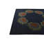 Tapis carré bleu marine Otto