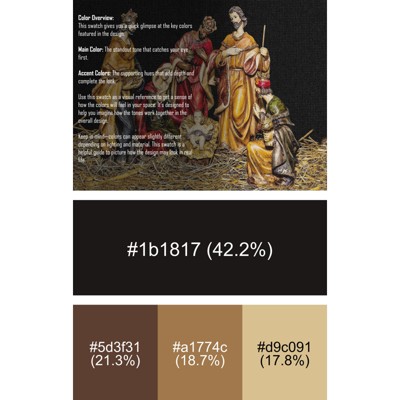 Tapis brun lit de bébé figures, Rectangle 2 pi x 3 pi