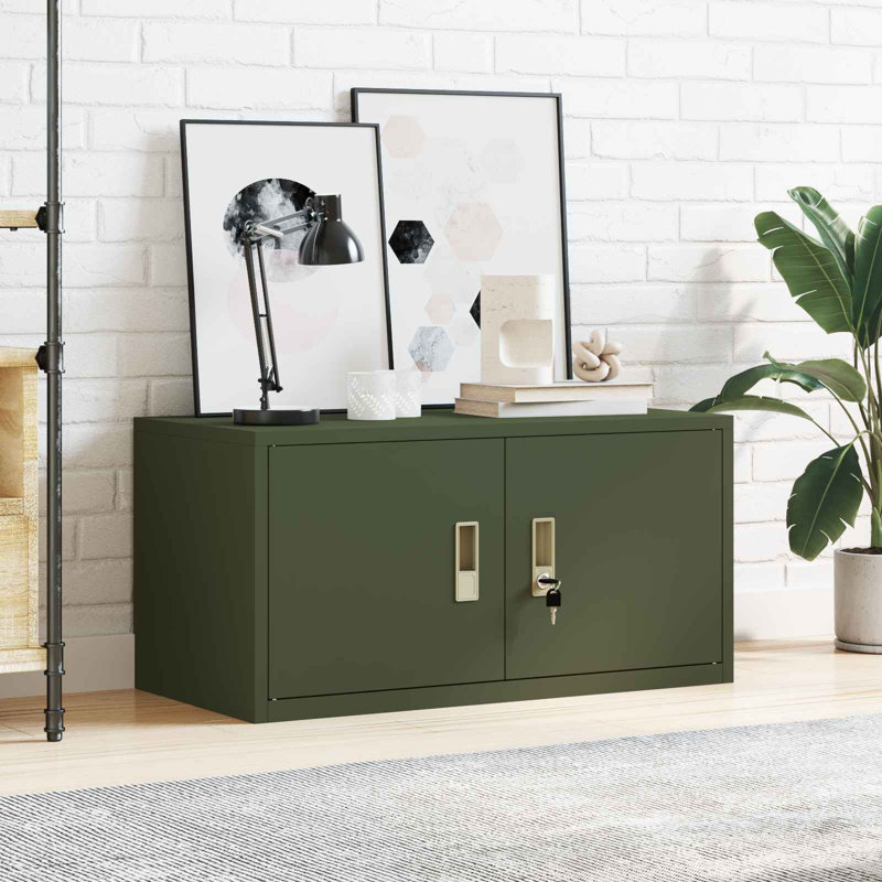 Storage Cabinet, Olive Green