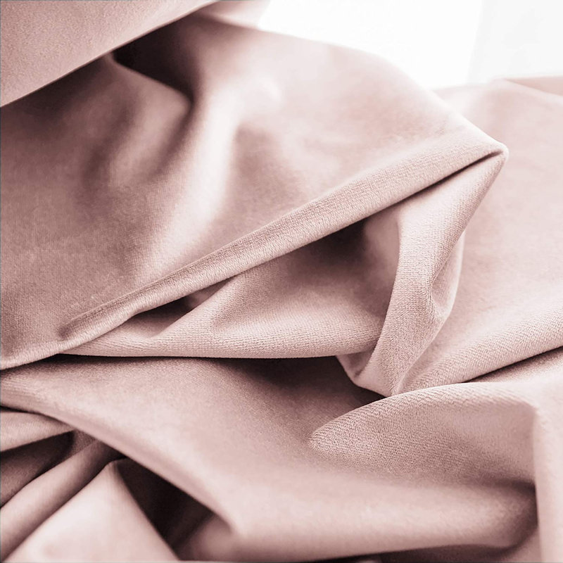 Florane Blackout Curtain Pair, Gray Pink, 52" W x 95" L