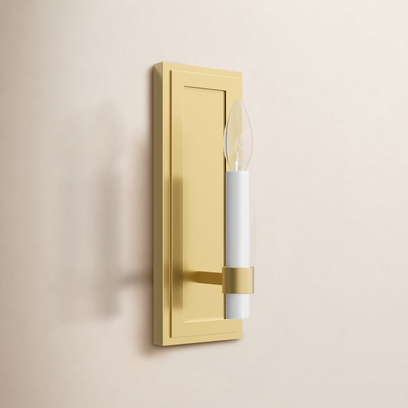 Annabel Steel Candle Wall Light