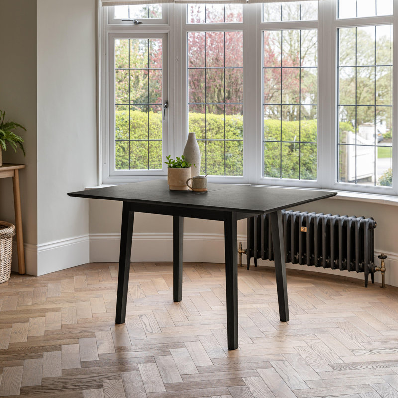 Tenaya Extending Dining Table, Black