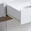 Buffet pour organisation de cuisine moderne - 4 tablettes, blanc et taupe foncé