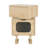 MDF CREATIVE ROTATABLE ROBOT STORAGE SIDE TABLE