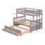 Bunk Bed With Trundle, Separable Bunk Bed With Drawers-1309977719