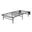 Structure de lit pliable en métal noir-114228927