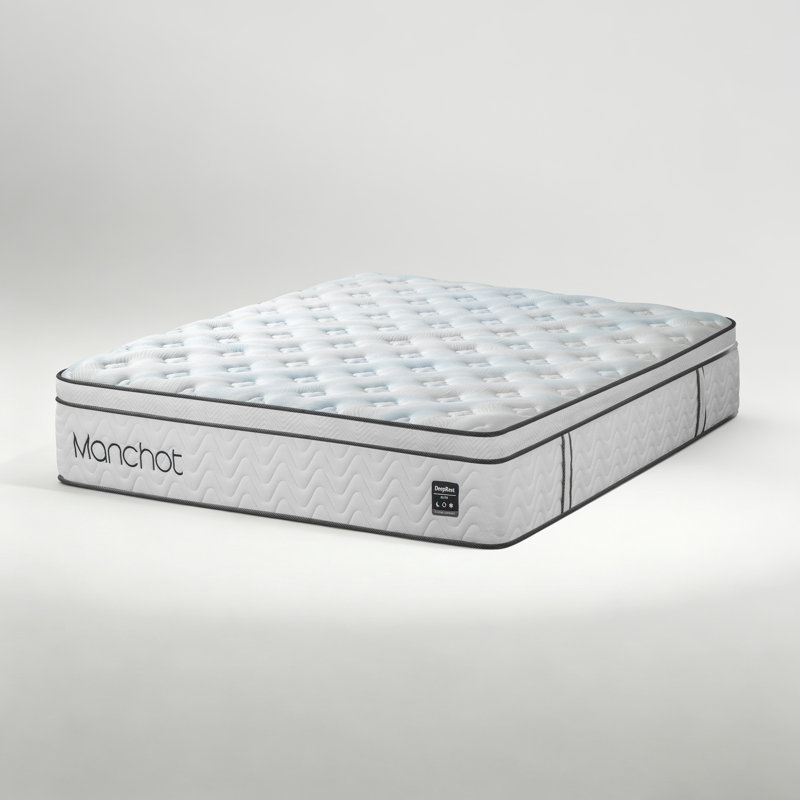 Matelas hybride ferme de 12 po avec support central renforcé, Très grand lit, 12"