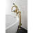 Kingston Brass Concord Freestanding Tub Faucet with Supply Line and Stop Valve-50890450