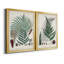 Collection Ferns I - ensemble de 2 reproductions d'art sur toile encadrées-1084683858-1084683857