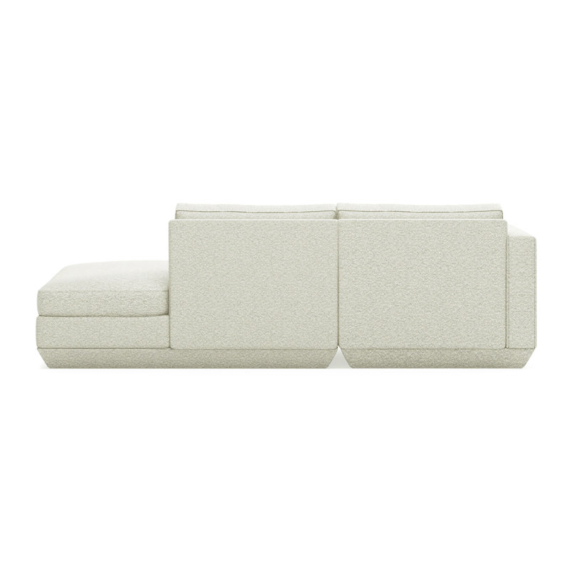 Podium Modular 2 PC Lounge Sofa, Copenhagen Fossil, Right Hand Facing