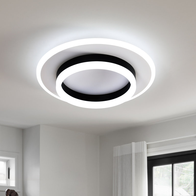 DELIPOP Sleek 30cm Round Flush Mount, 6500K