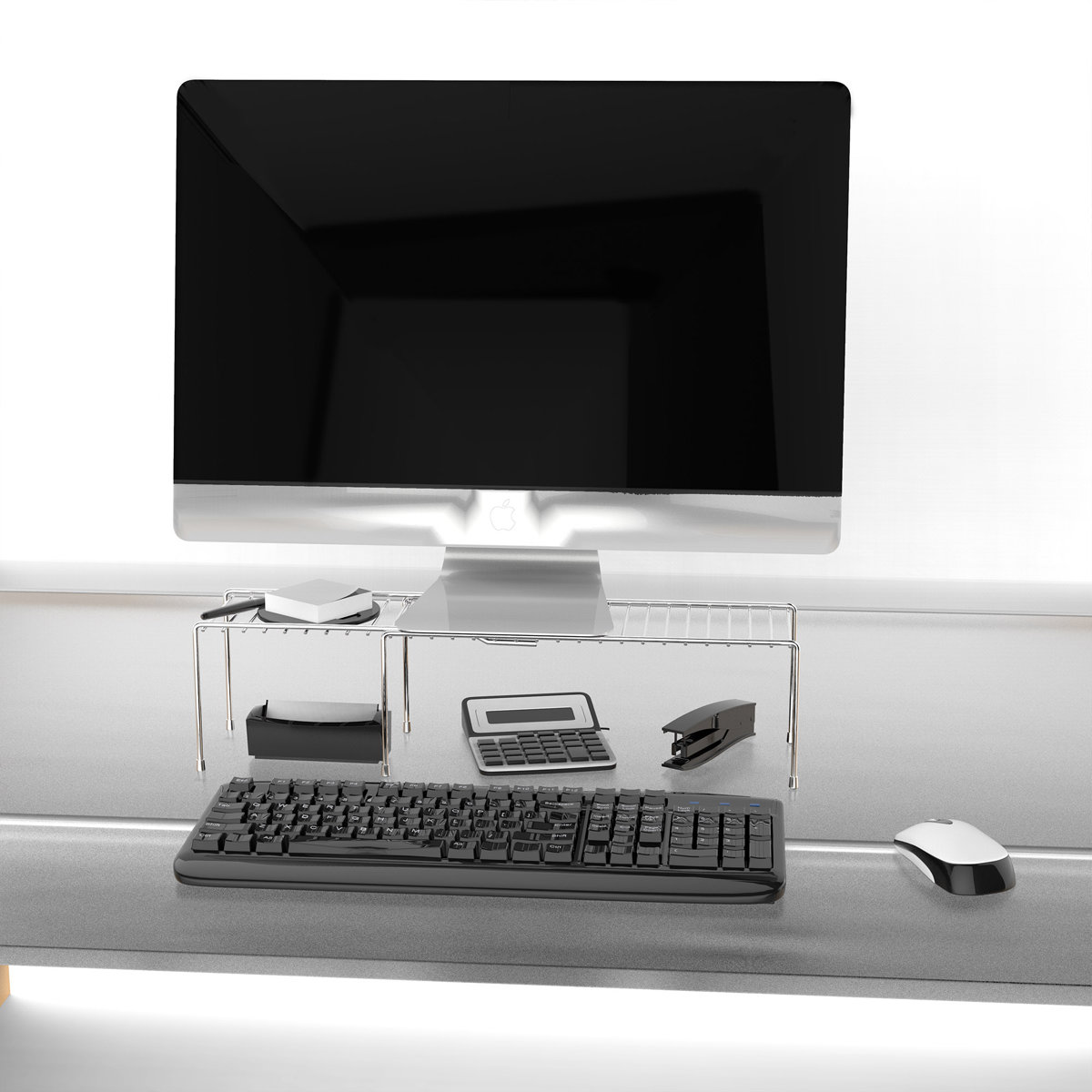 Classic Cuisine Expandable Shelf Kitchen Cabinet Organizer - Adjustable Kitchen Shelf Rack Organization and Storage for Pantry Shelves, Under Sink and Counter Top