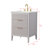 Bilroy 24'' Single Bathroom Vanity with Engineered Stone Top-1874358094